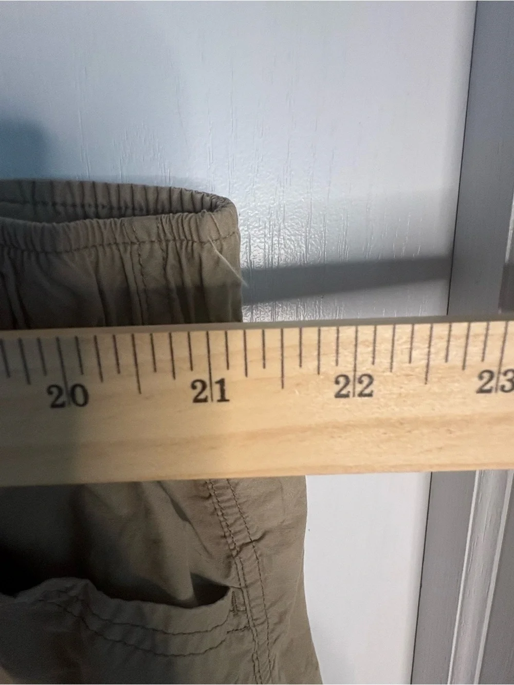 Old Navy Sz 2X Tan Cargo Wide Leg Pants Button Zip Pockets Y2K Preppy Hiking